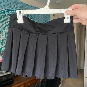 Iheartraves black pleated mini skirt